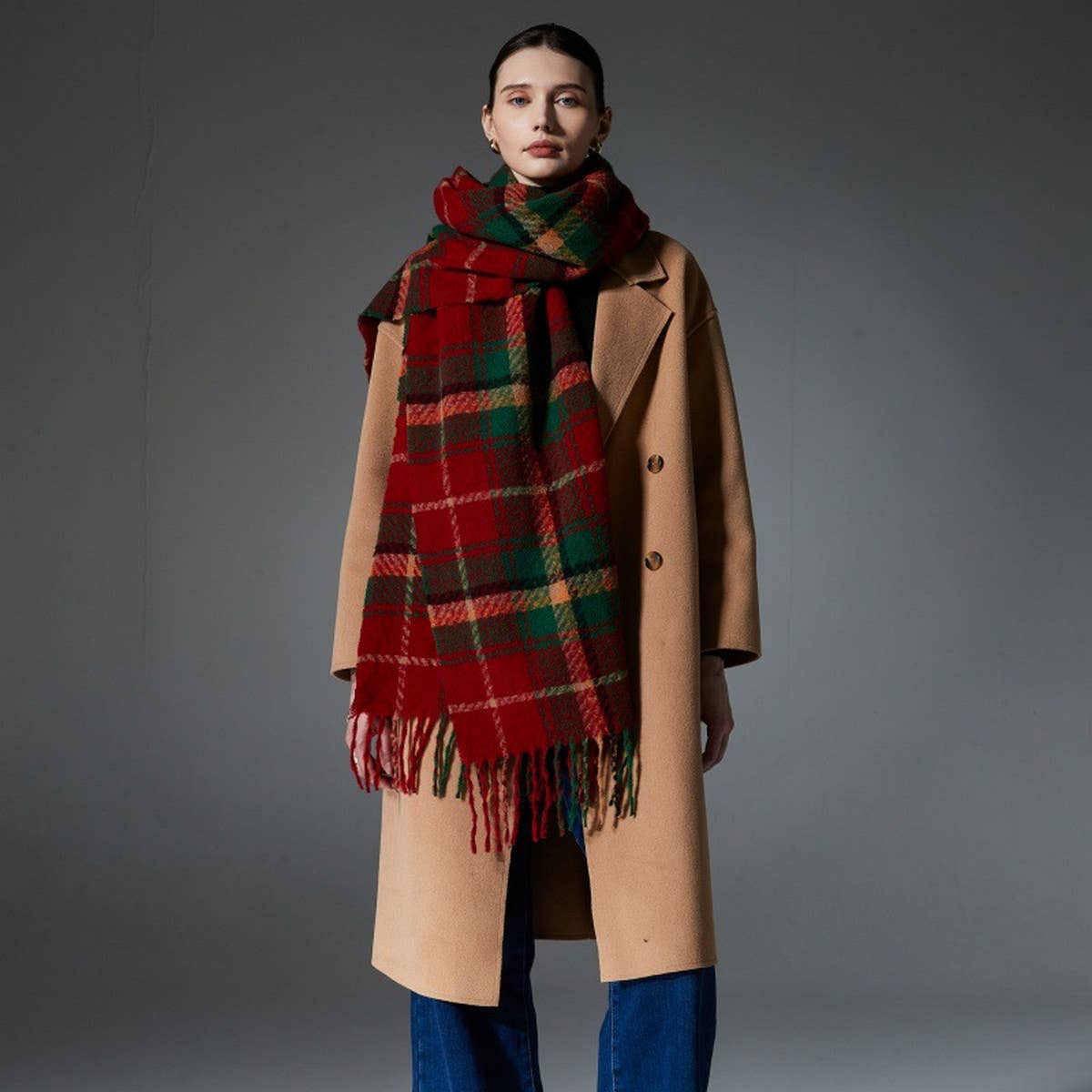 Winter Plaid Scarf