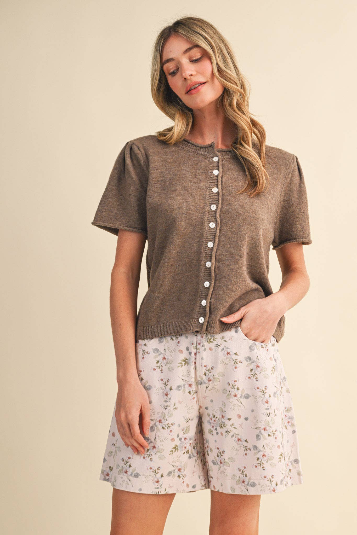 Short Sleeve Cardigan
