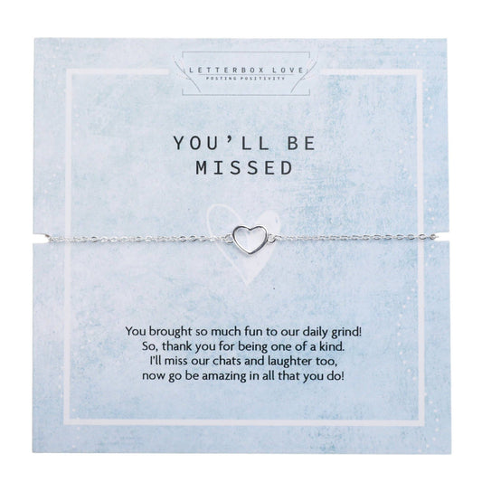 Letter Box Love Bracelet | You'll Be Missed