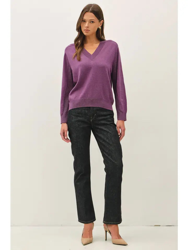 Misses | V-Neck Sweater