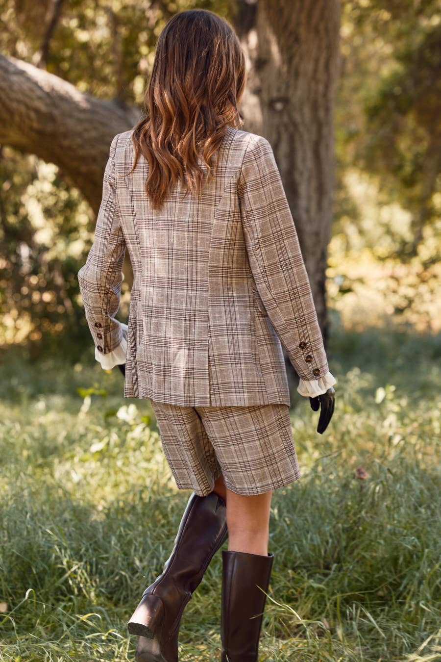 Plaid  Blazer