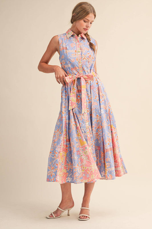 Belted Midi Dress
