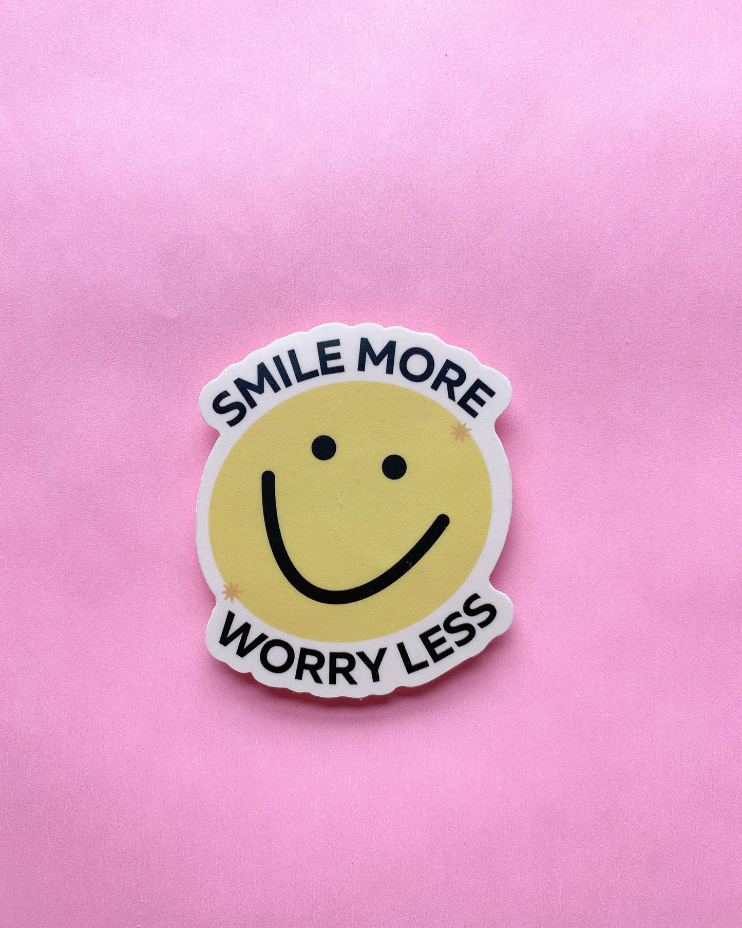 Sticker | Smile More Worry Less