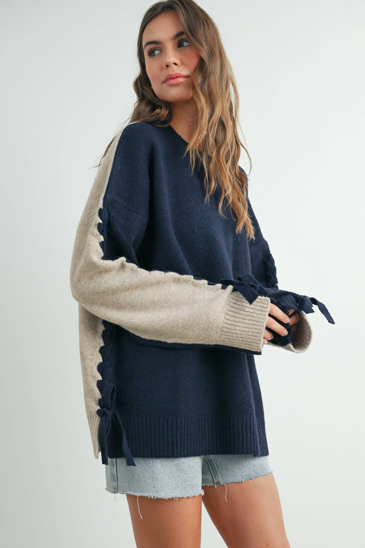 Crew Neck Pullover Sweater