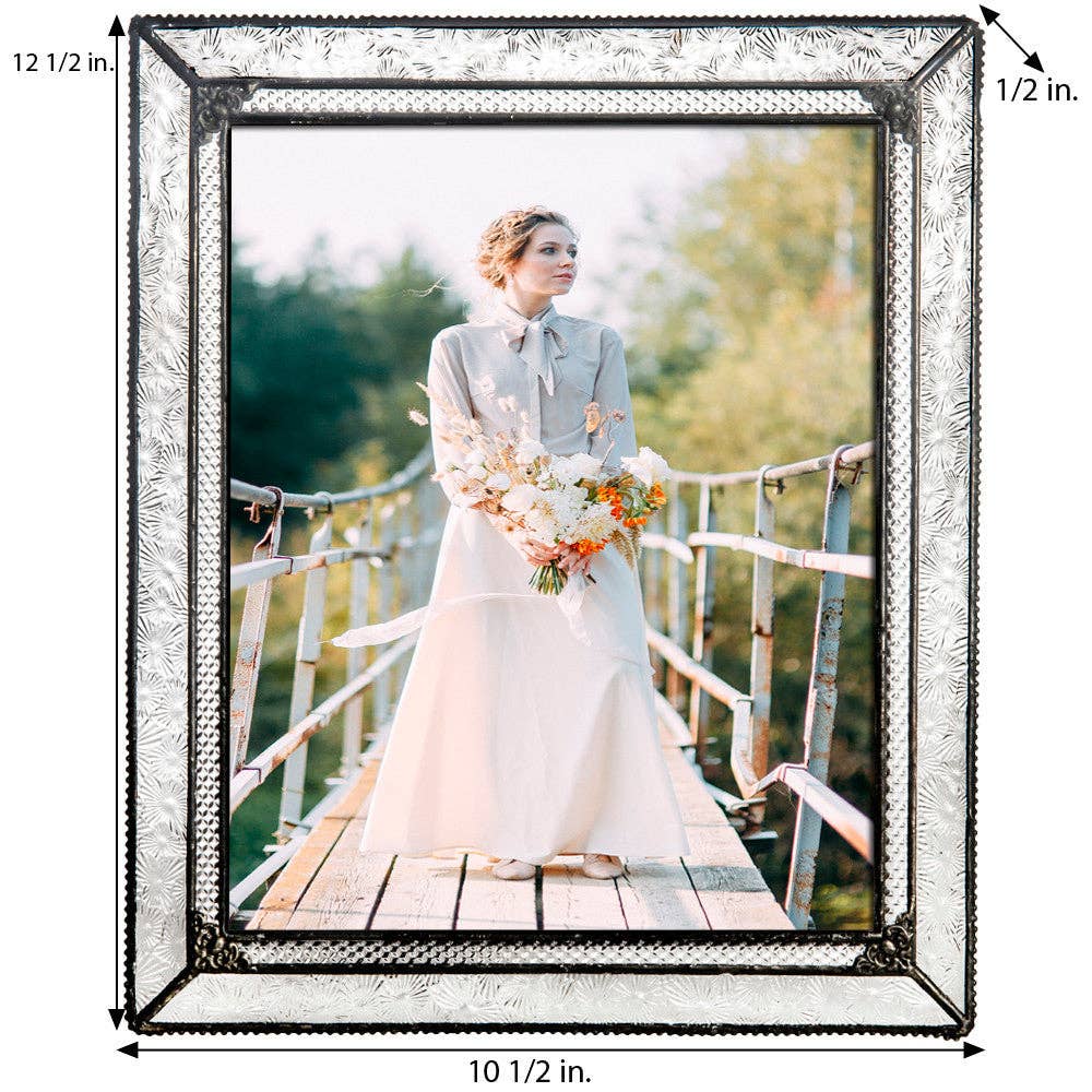 Vintage Embossed Glass Picture Frame Collection