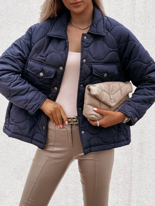 Quilted Cotton-Padded Jacket