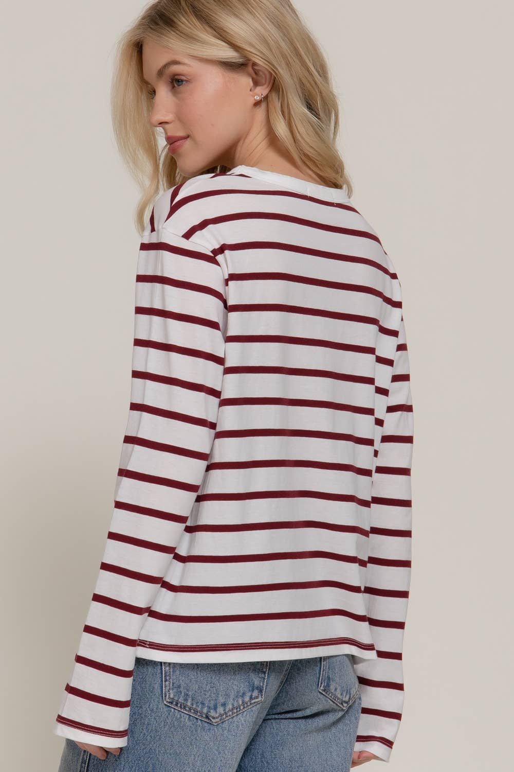 Long Sleeve Stripe Tee
