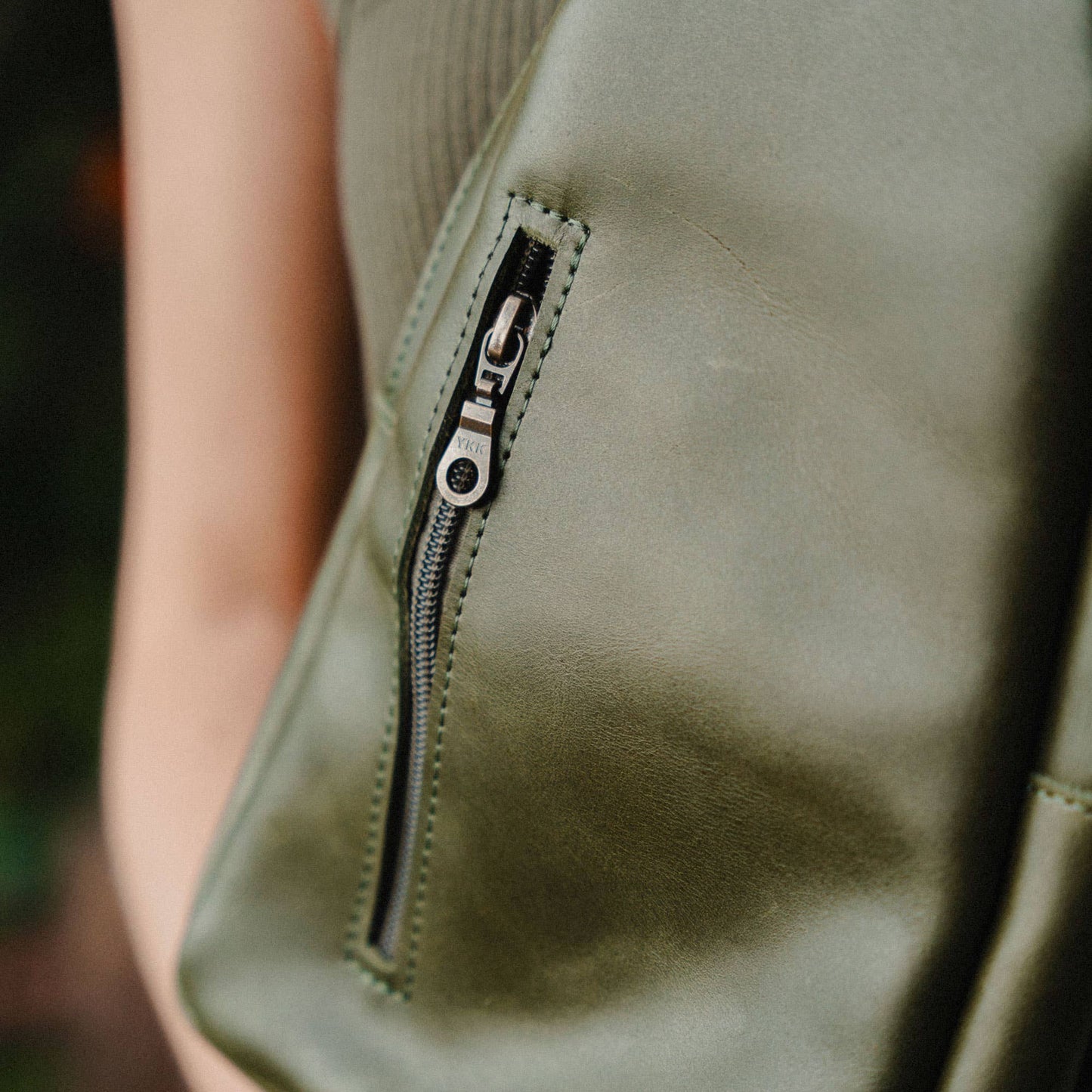 Sling Crossbody Backpack in Sage