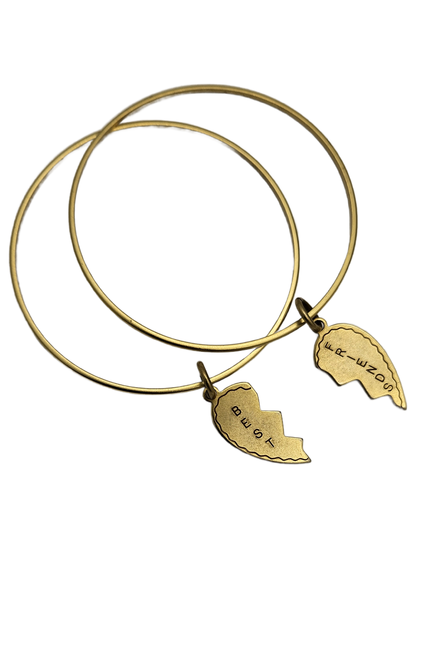 Gold Charm Bangles