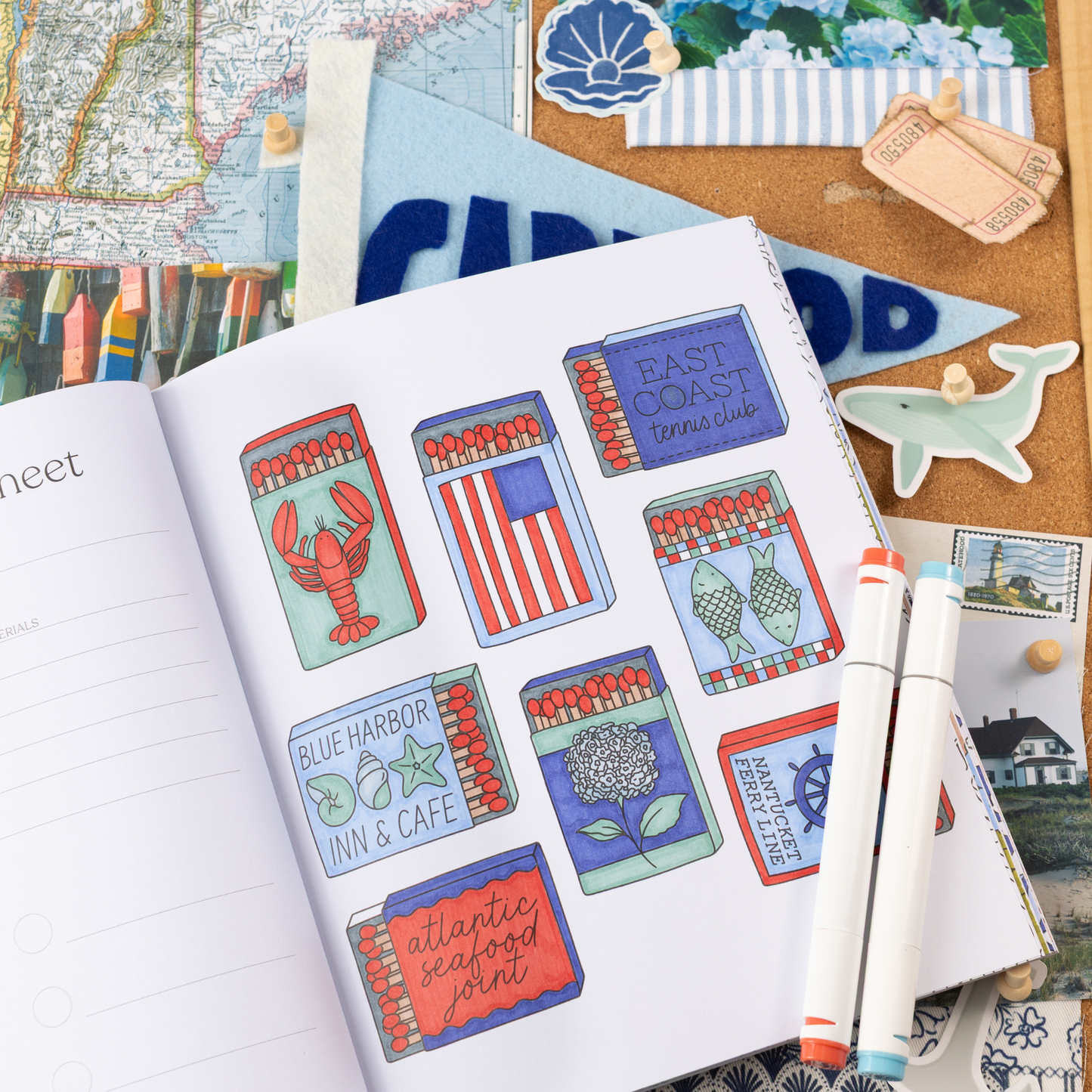 Coloring Book | Coastal Americana