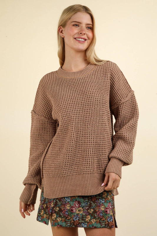 Oversized Sweater | Taupe