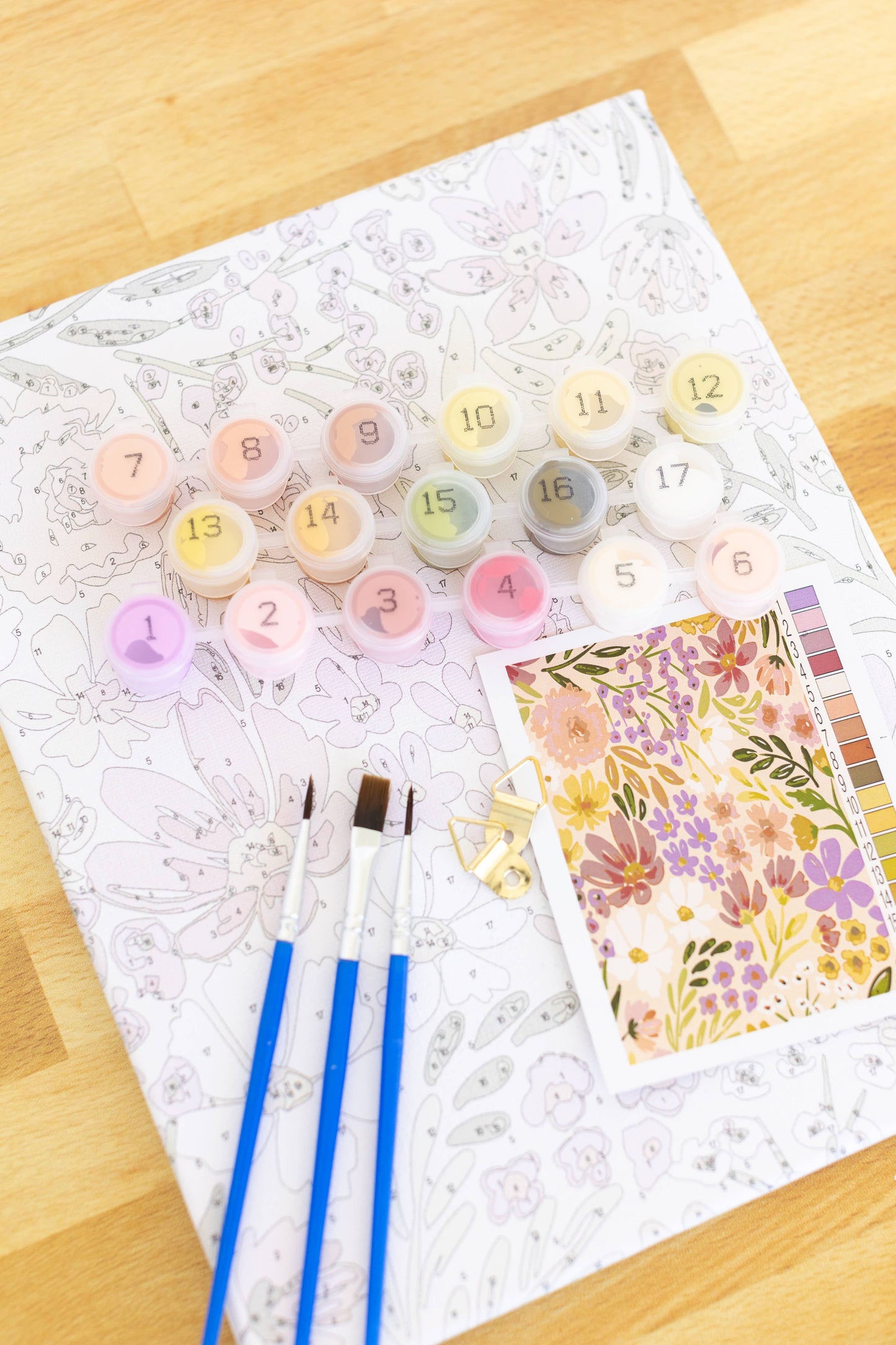 Paint By Number Kit | Primrose Petals