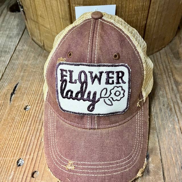 Trucker Hat | Flower Lady