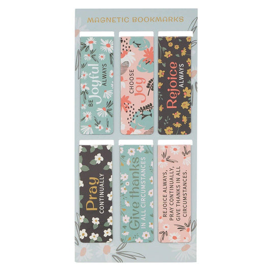 Magnetic Bookmarks | Be Joyful Always