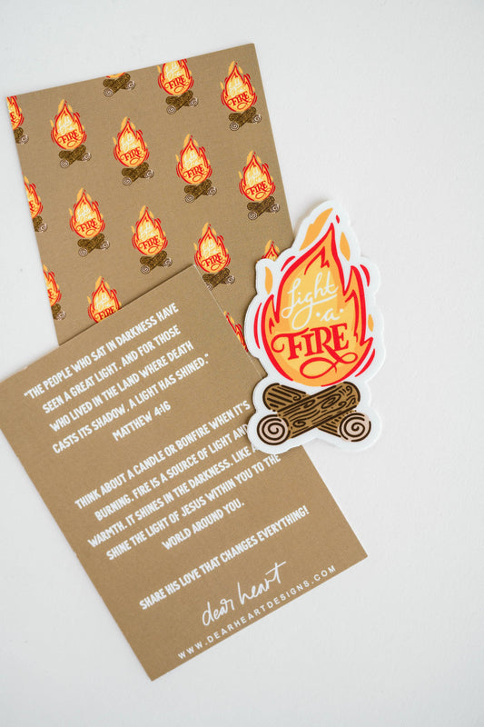 Light a Fire Sticker