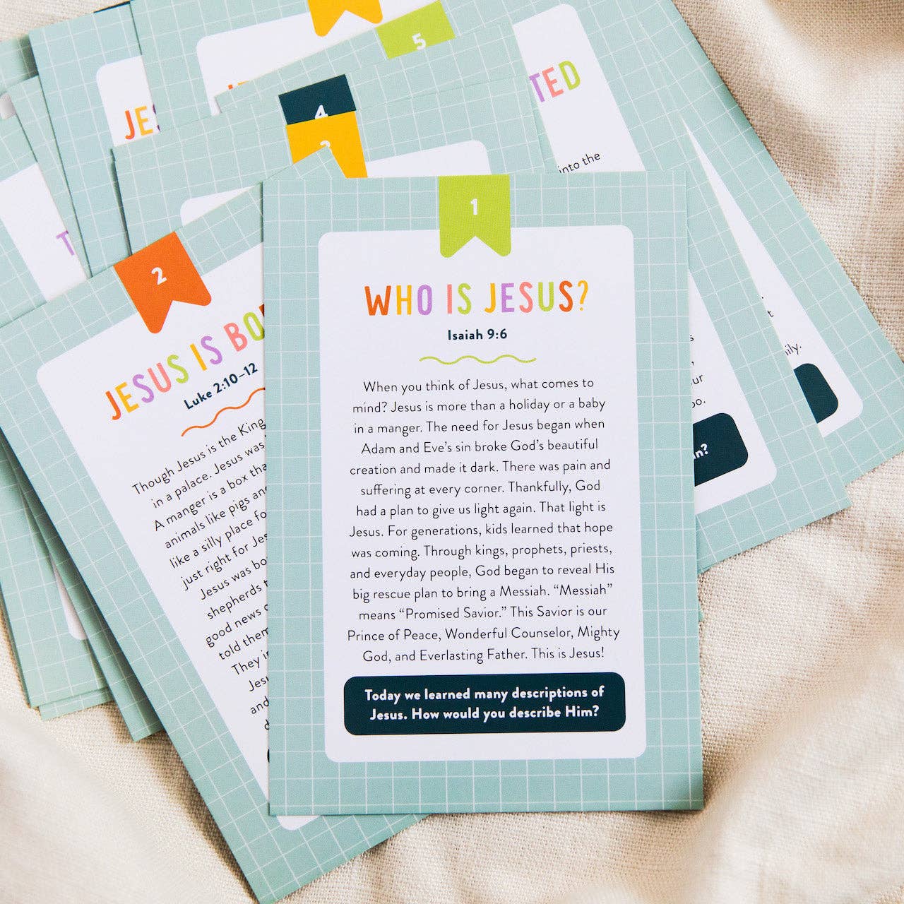 Life of Jesus Kids Cards Set