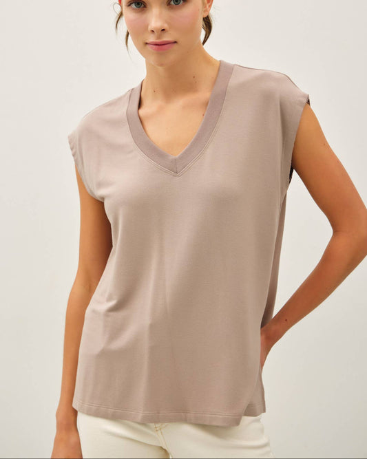 V-Neck Dolman Sleeve Top