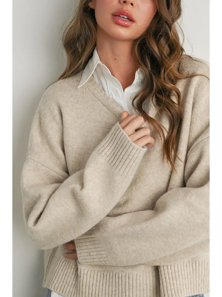 Tie Back Sweater
