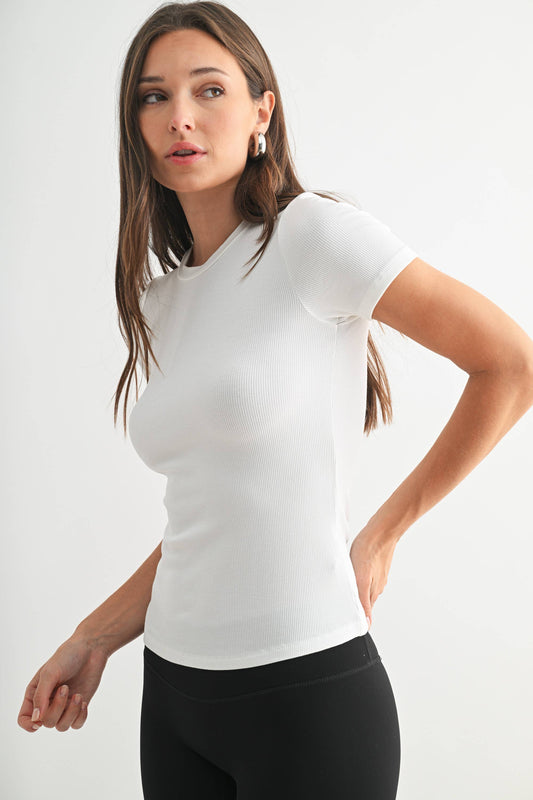 Micro-Ribbed Top
