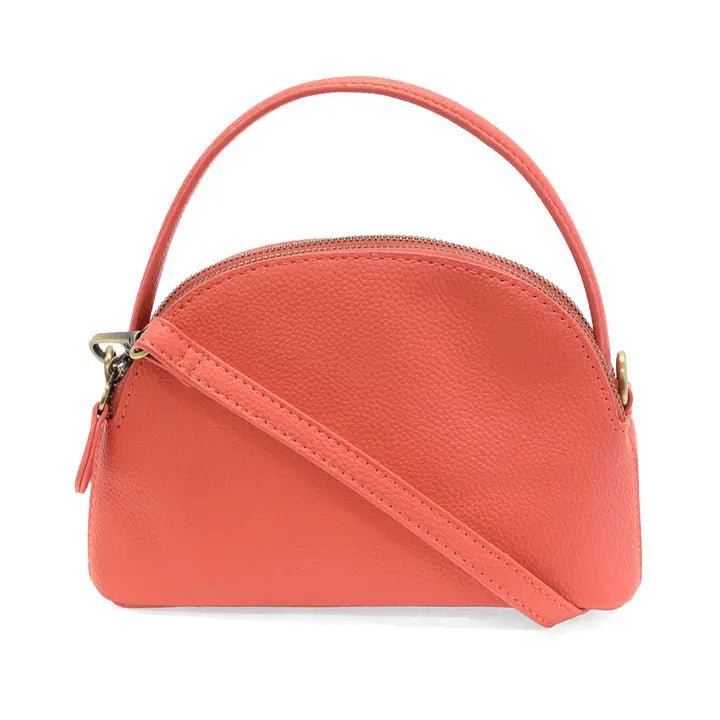 Larissa Double Zip Dome Crossbody