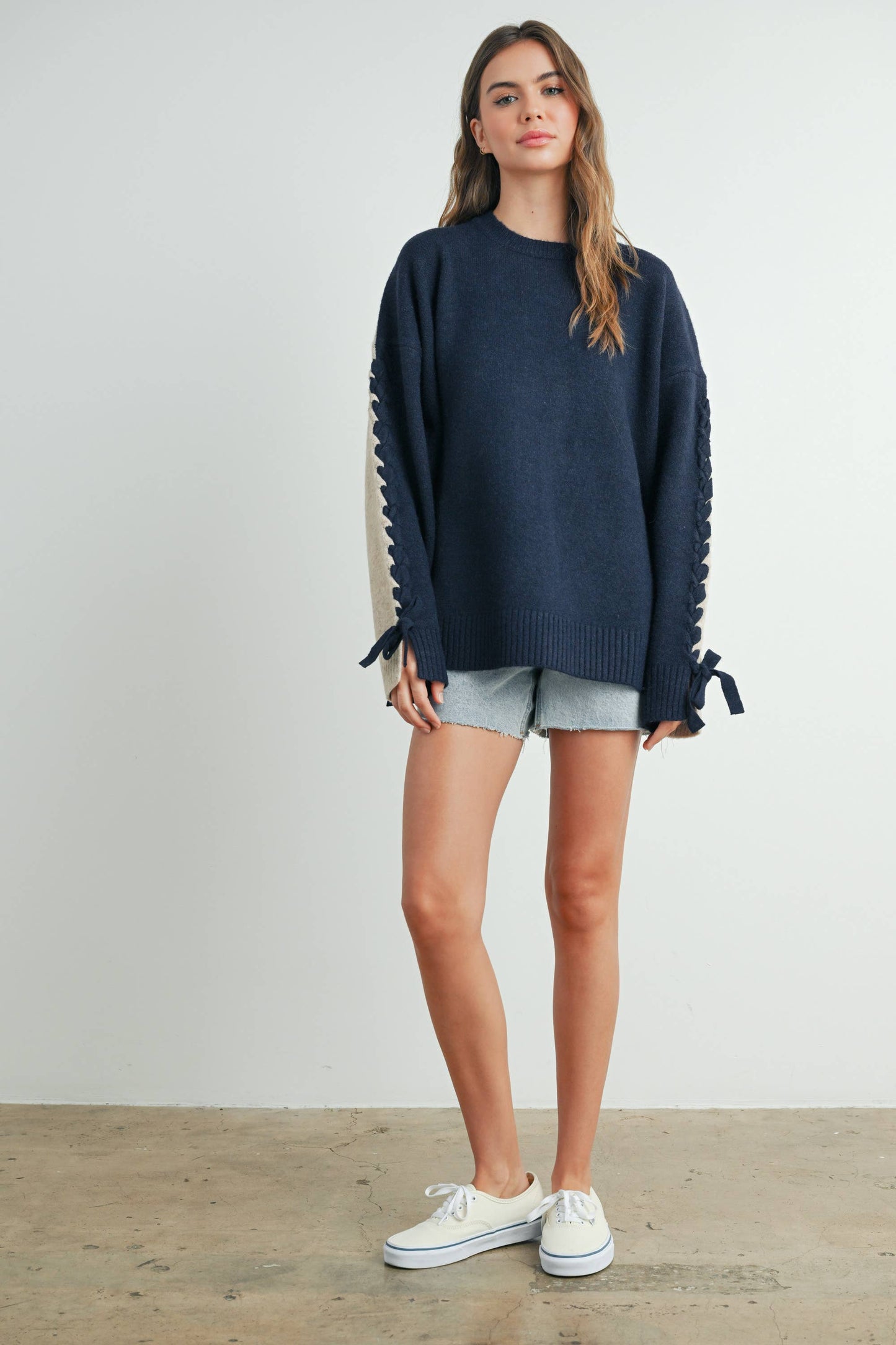 Crew Neck Pullover Sweater