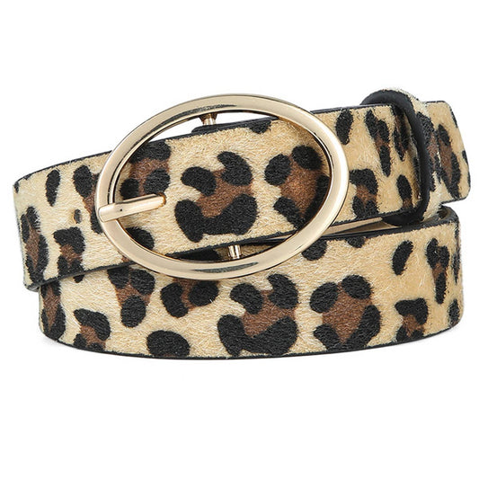 Leopard Print Belt