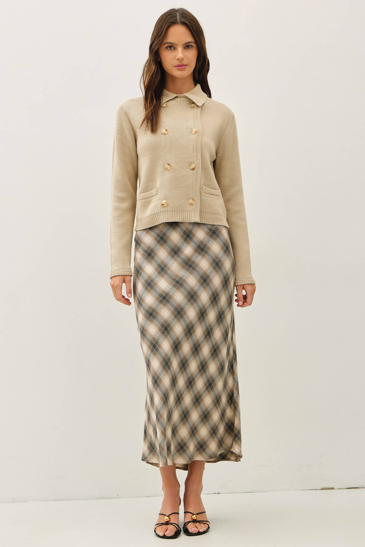 Sweater Jacket | Taupe