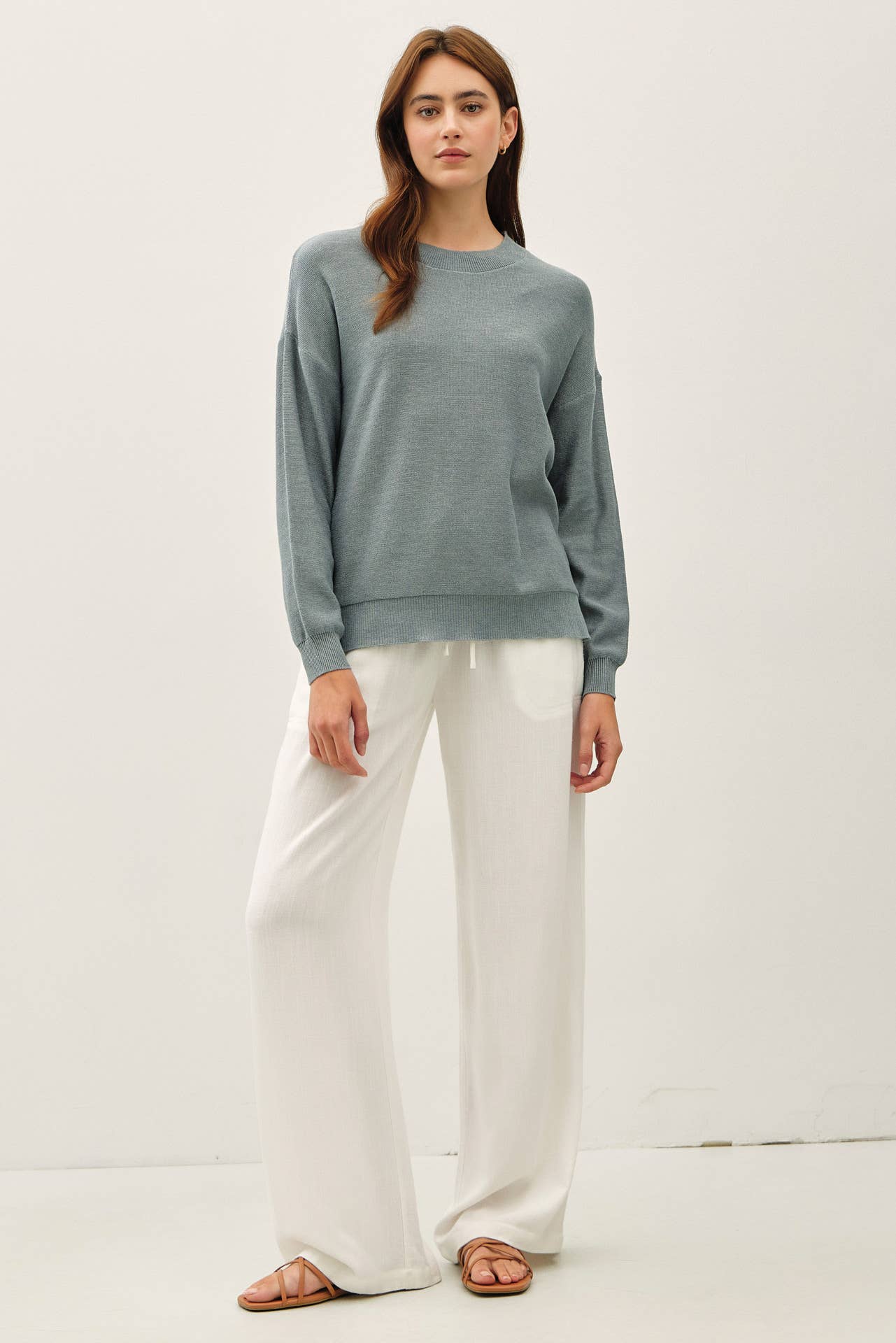 Drop Shoulder Sweater