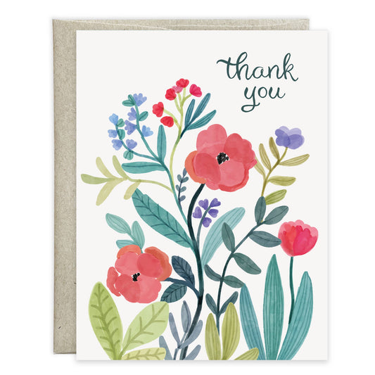 Blank Note Card | Secret Flower Garden