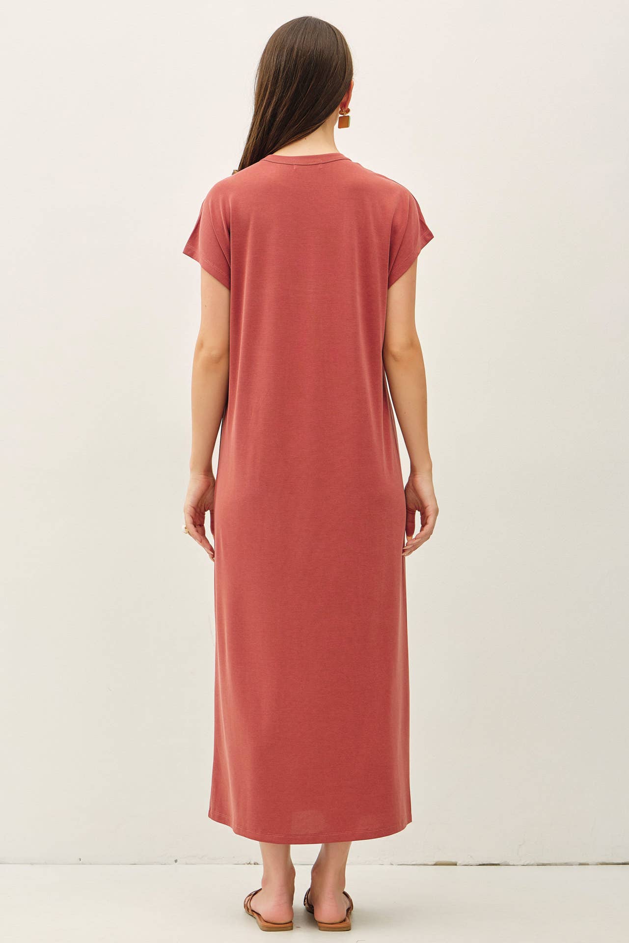 Cap Sleeve Maxi Dress