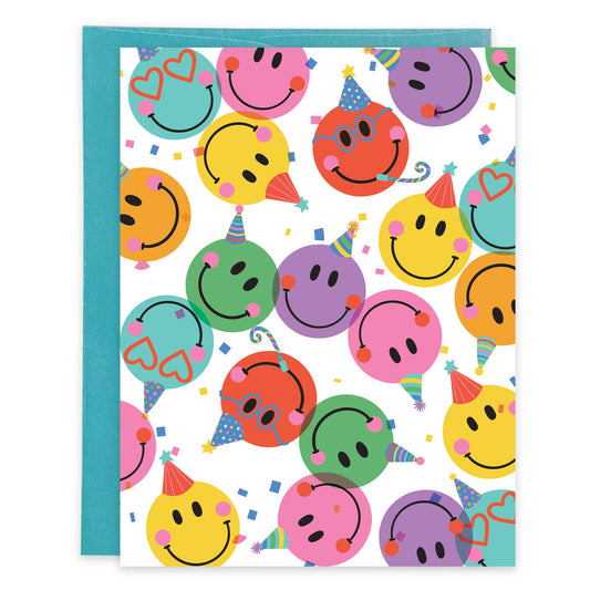 Birthday Card | Smiley Party