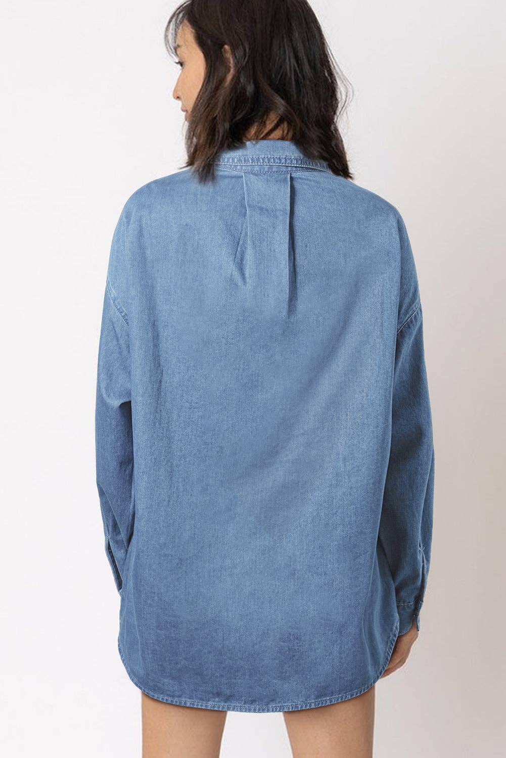 Oversized Denim Shirt