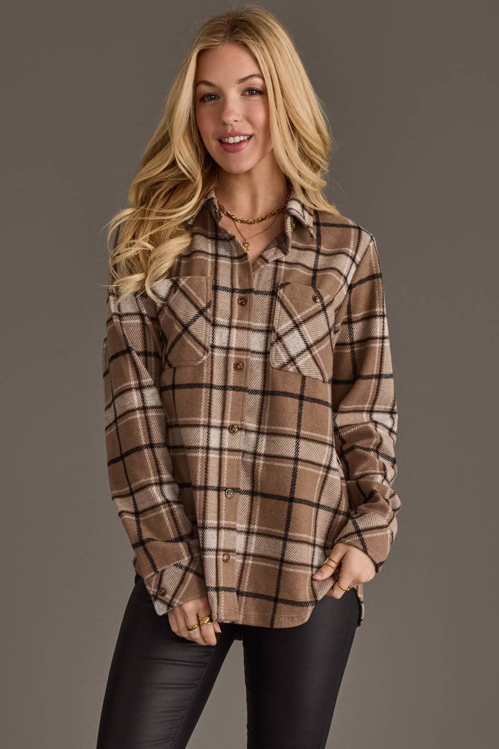Plaid Button Up