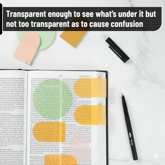 Mr. Pen | Bible Transparent Sticky Notes