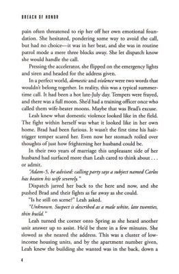 Breach Of Honor | Janice Cantore