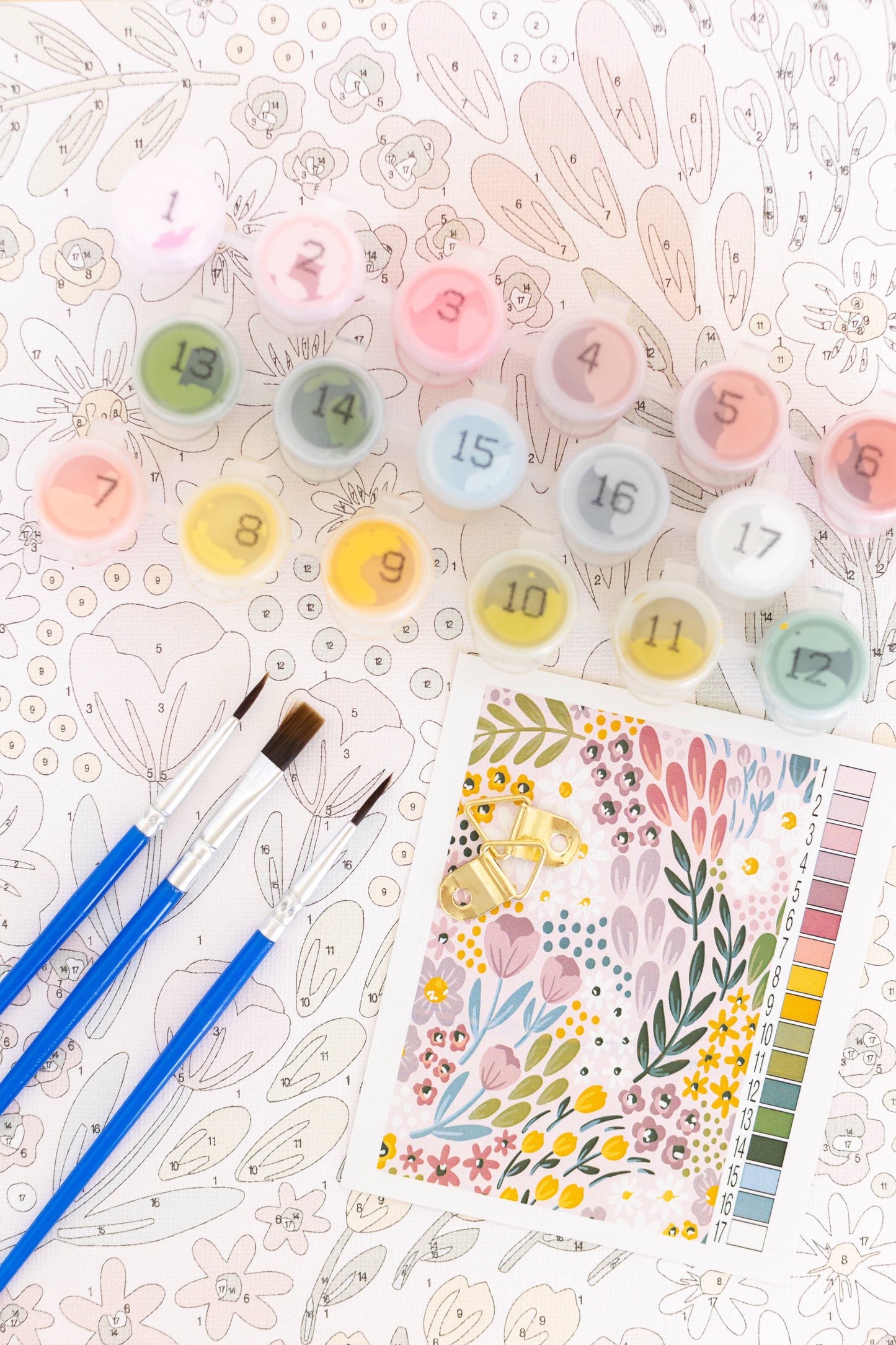 Paint By Number Kit | Summer Meadows