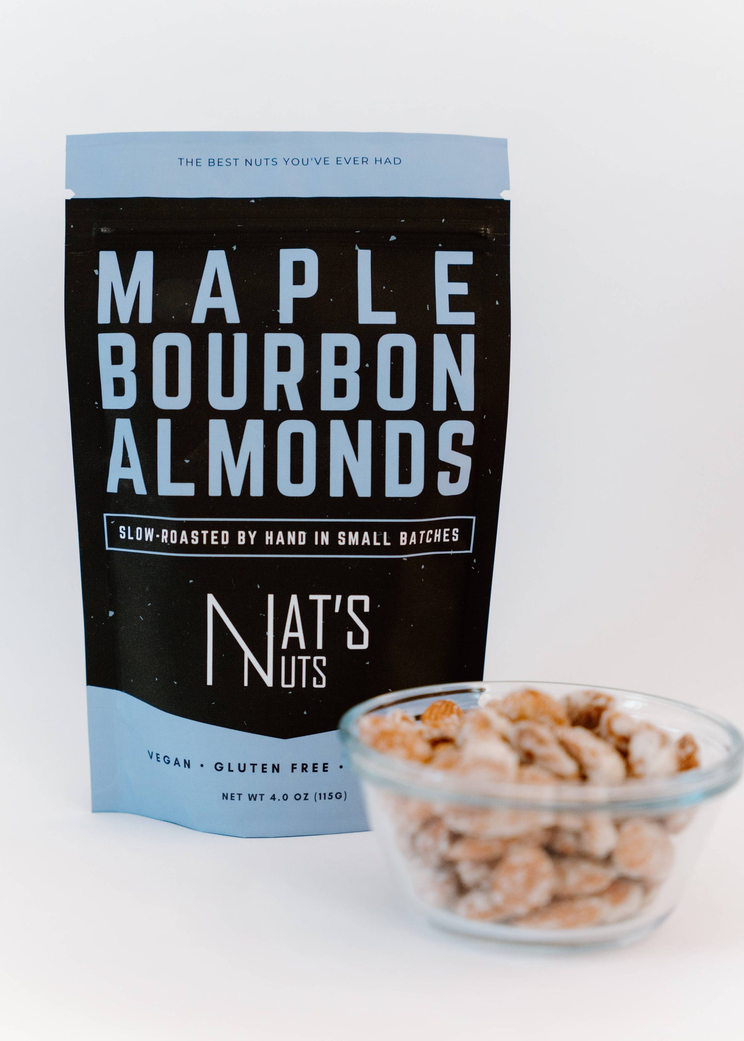 Maple Bourbon Almonds