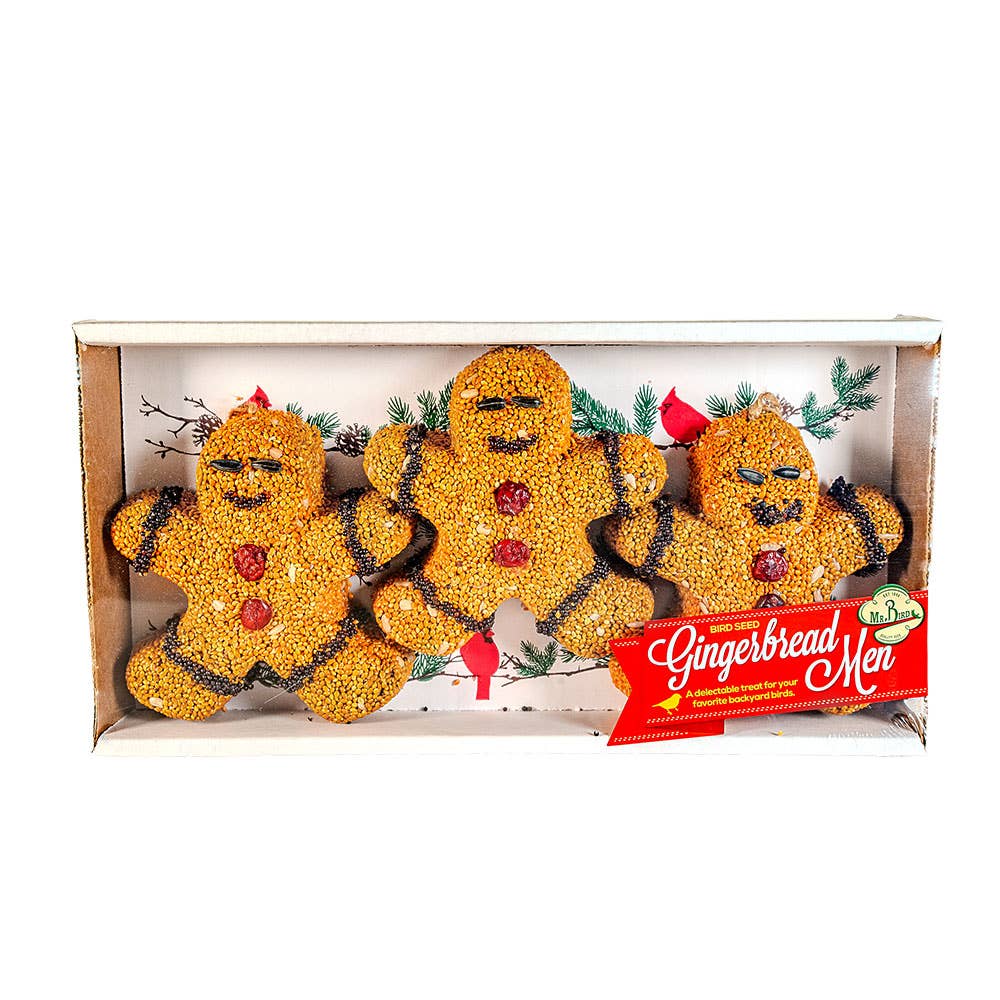 Gingerbread Men - 3 Pack Bird Feeder