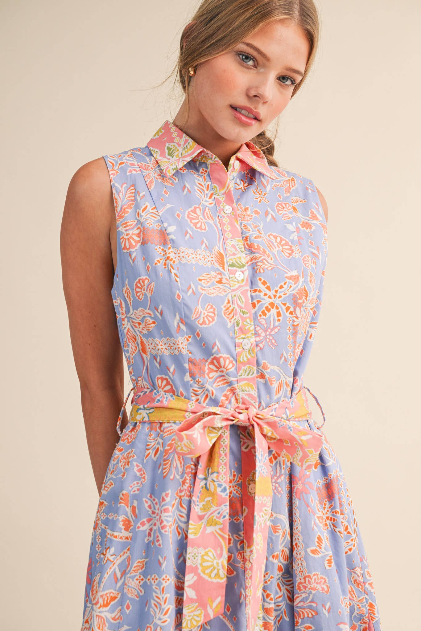 Belted Midi Dress