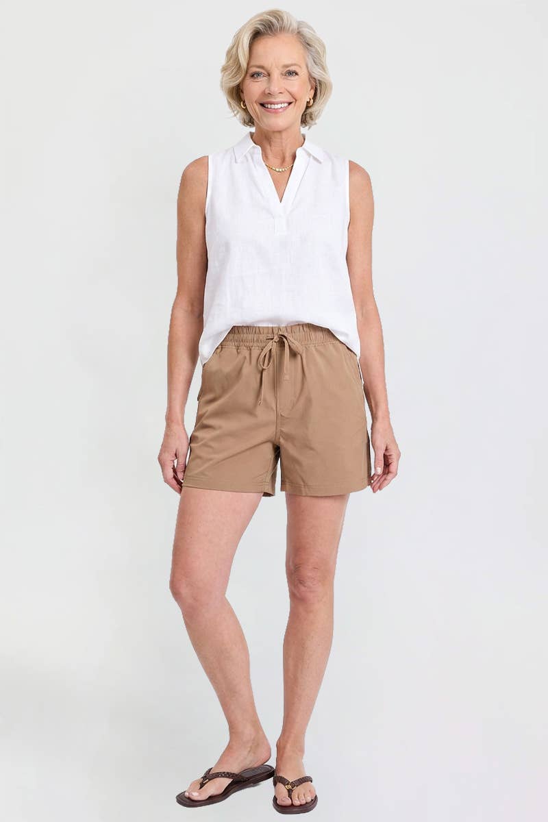 Elastic Waist Shorts