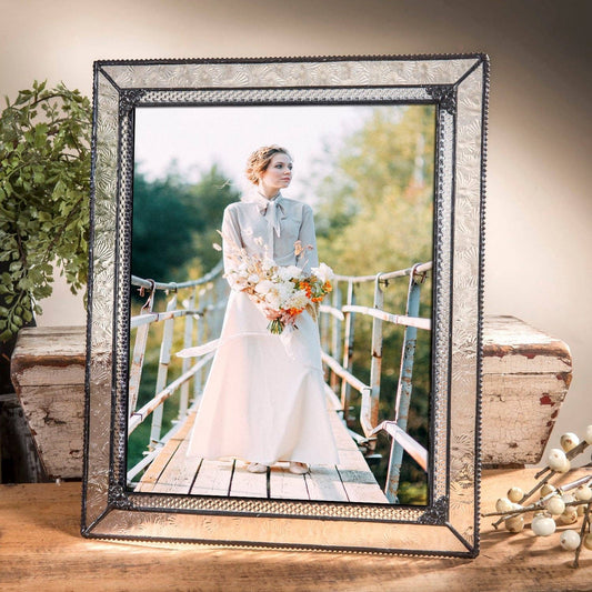Vintage Embossed Glass Picture Frame Collection