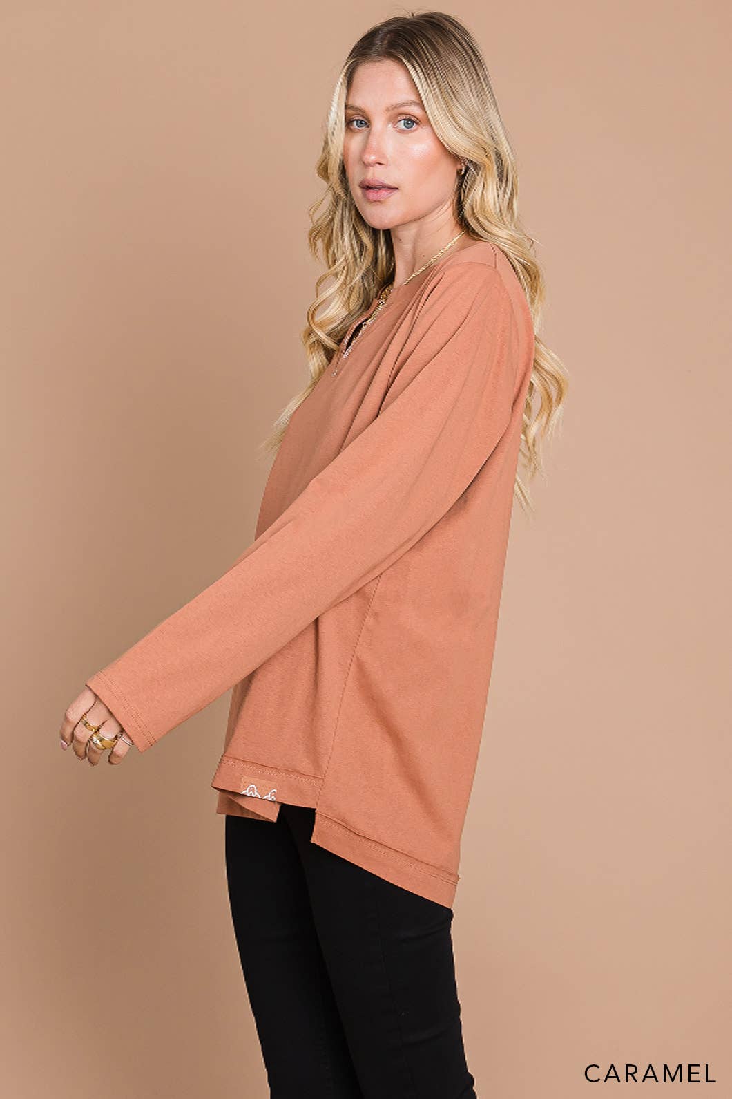 Washed Knit Top