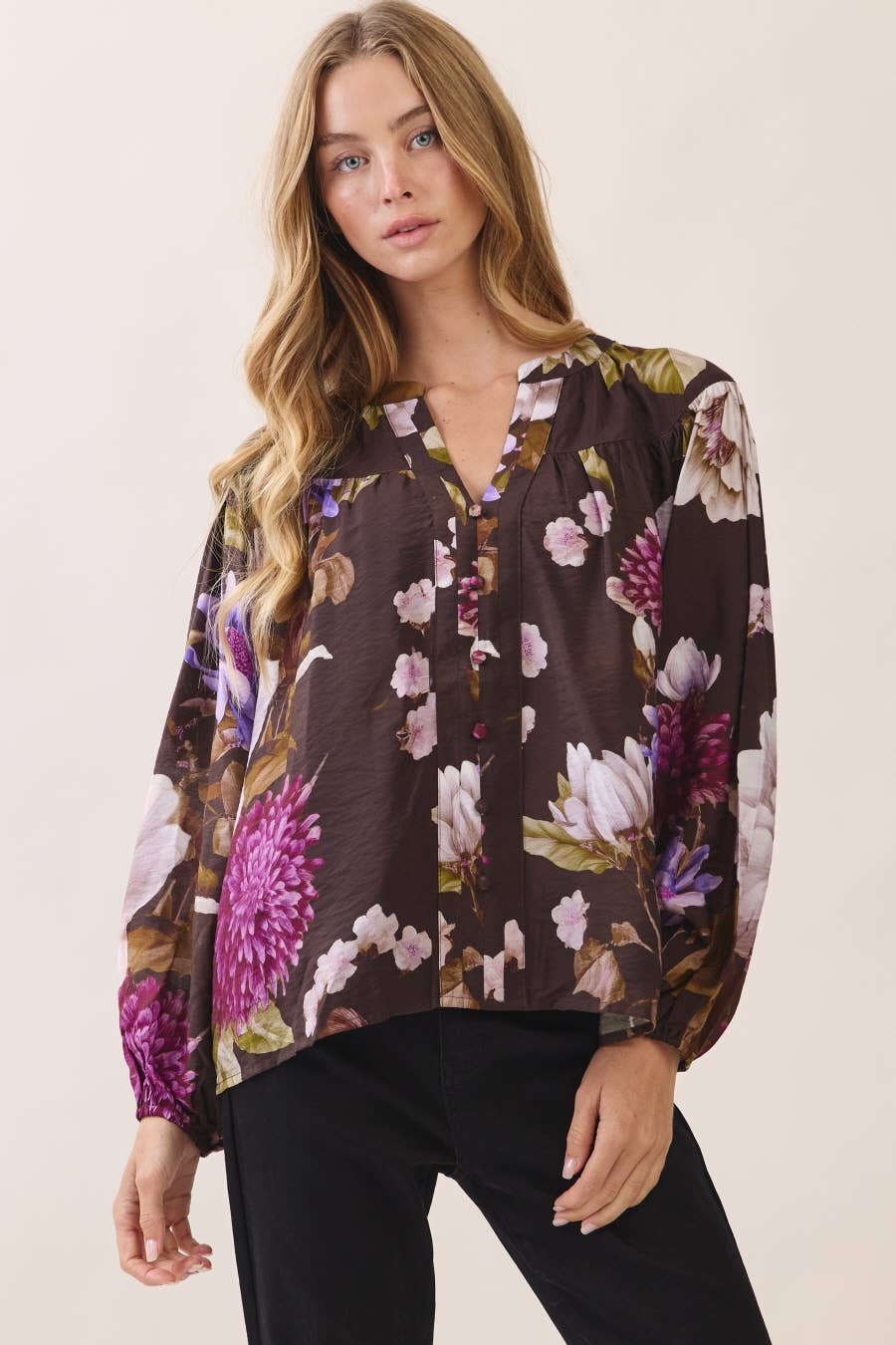 Floral Print Blouse