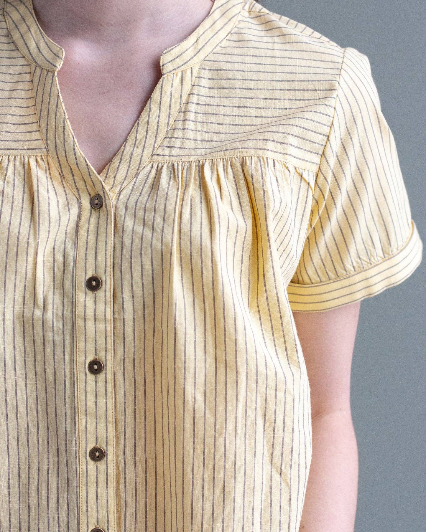 Melissa Striped Button Down