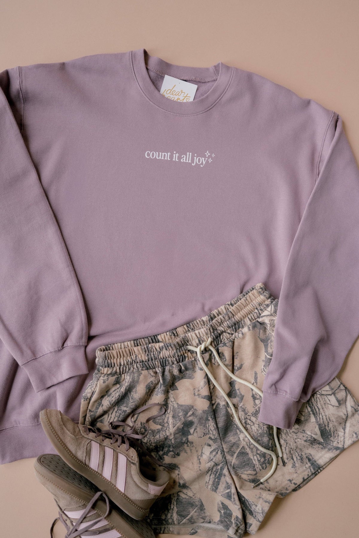Count It All Joy Sweatshirt |  Dusty Mauve