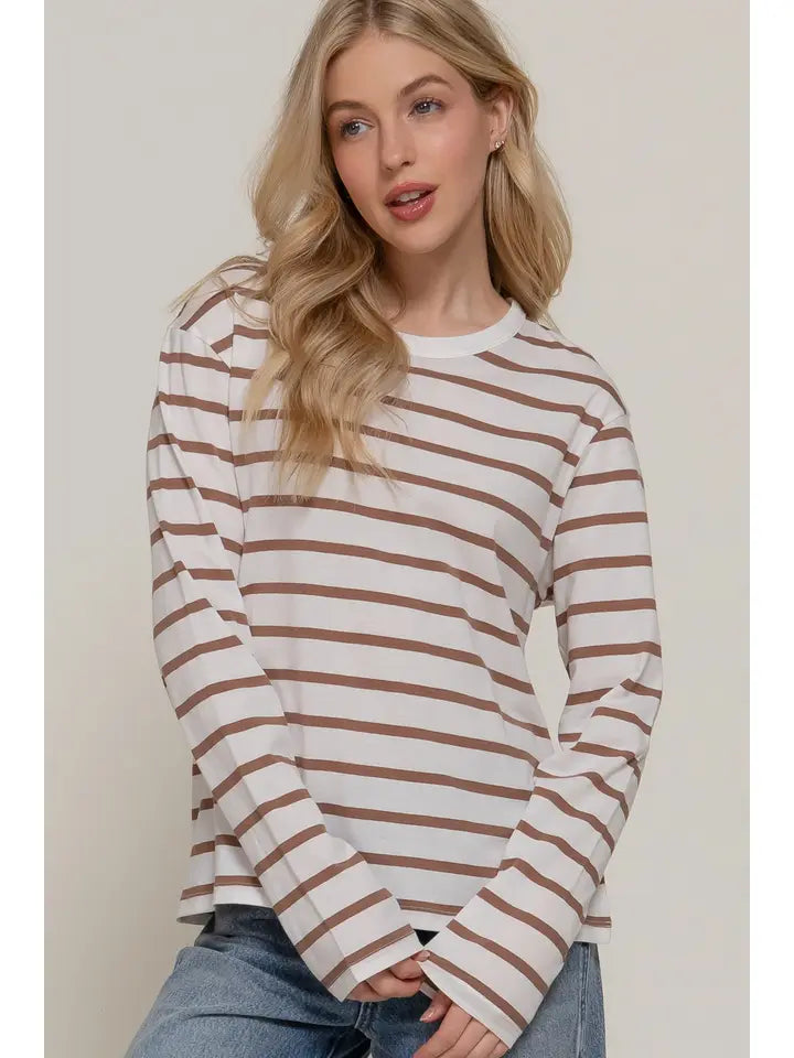 Long Sleeve Stripe Tee