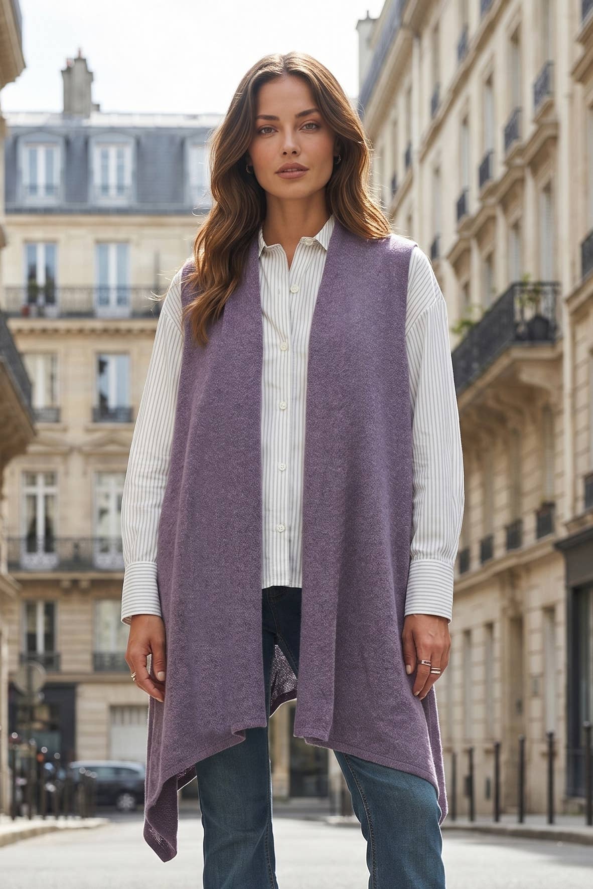 Sleeveless Knit Vest