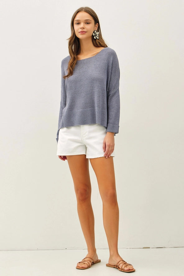 Boxy Cropped Sweater