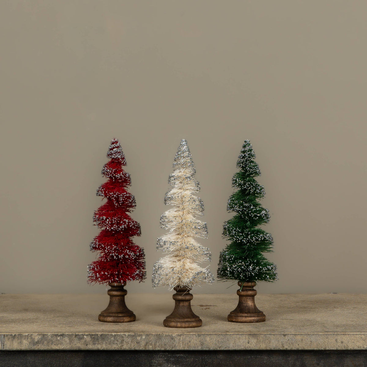 Set of 3 Bottlebrush Trees