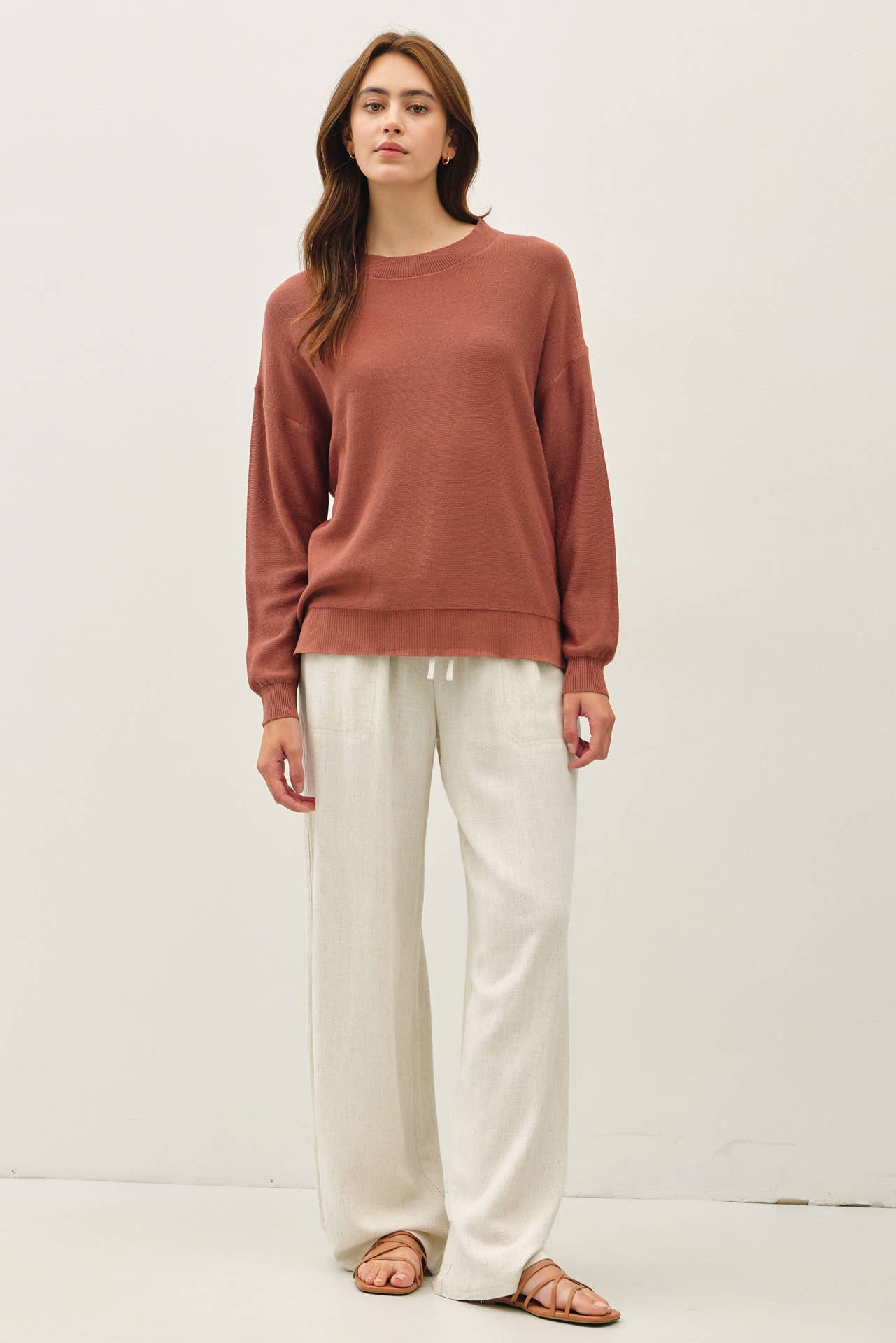 Drop Shoulder Sweater